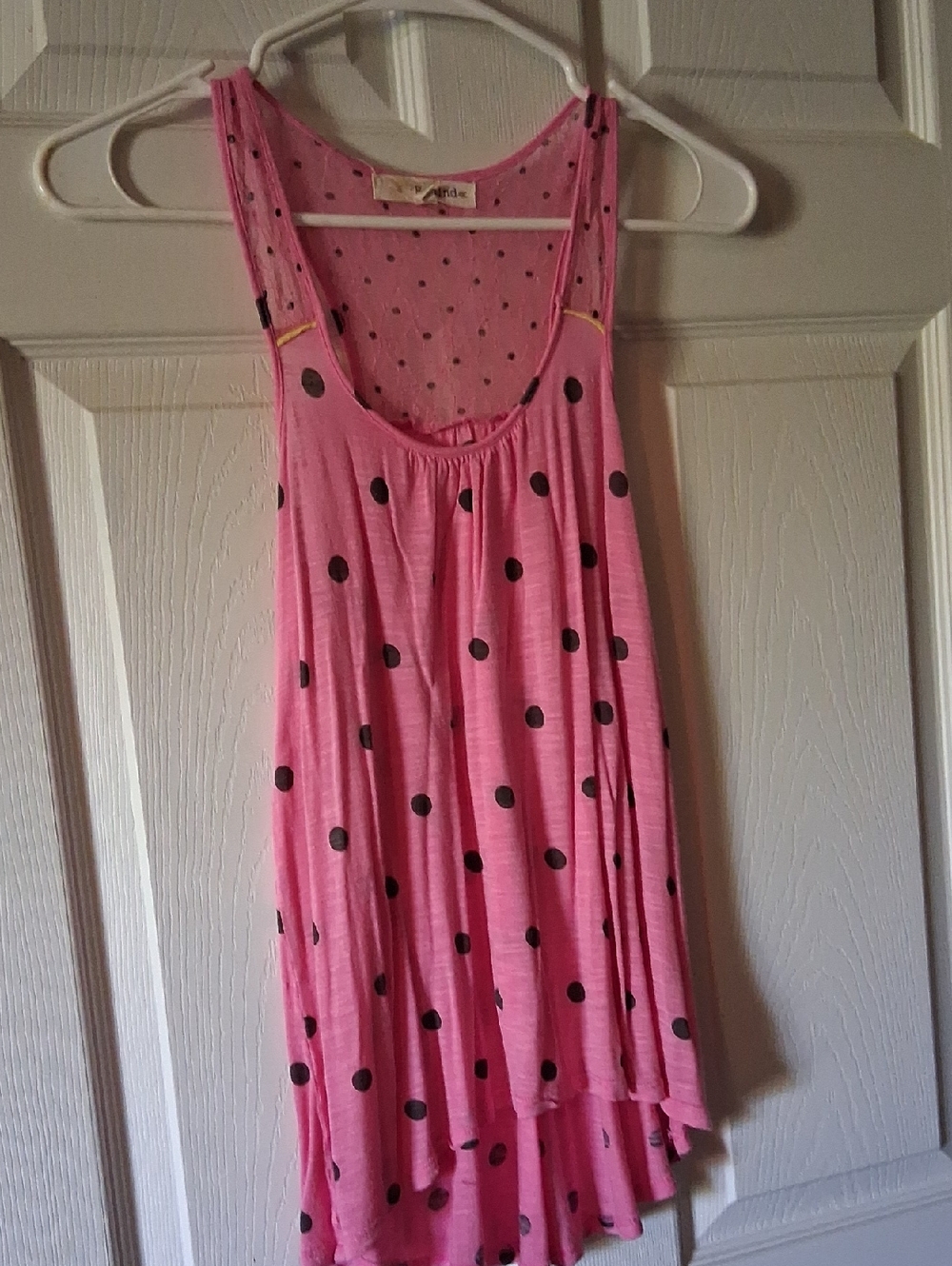 Rewind Pink Dress with Black Polka Dots